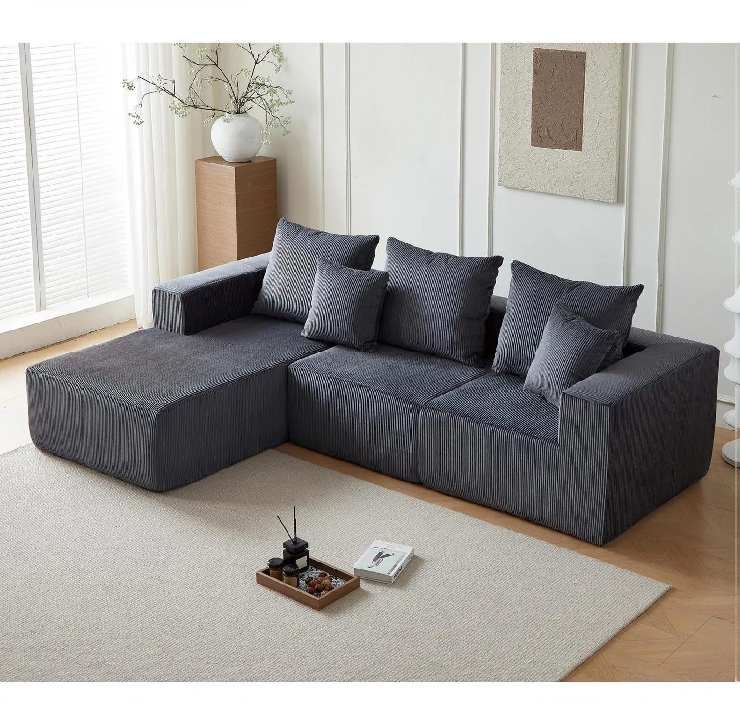 F-concept Inc. Zenith Corner Compressed Sofa — F-concept Inc.